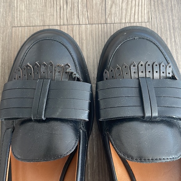 Zara Women Black Loafers - Picture 7 of 8